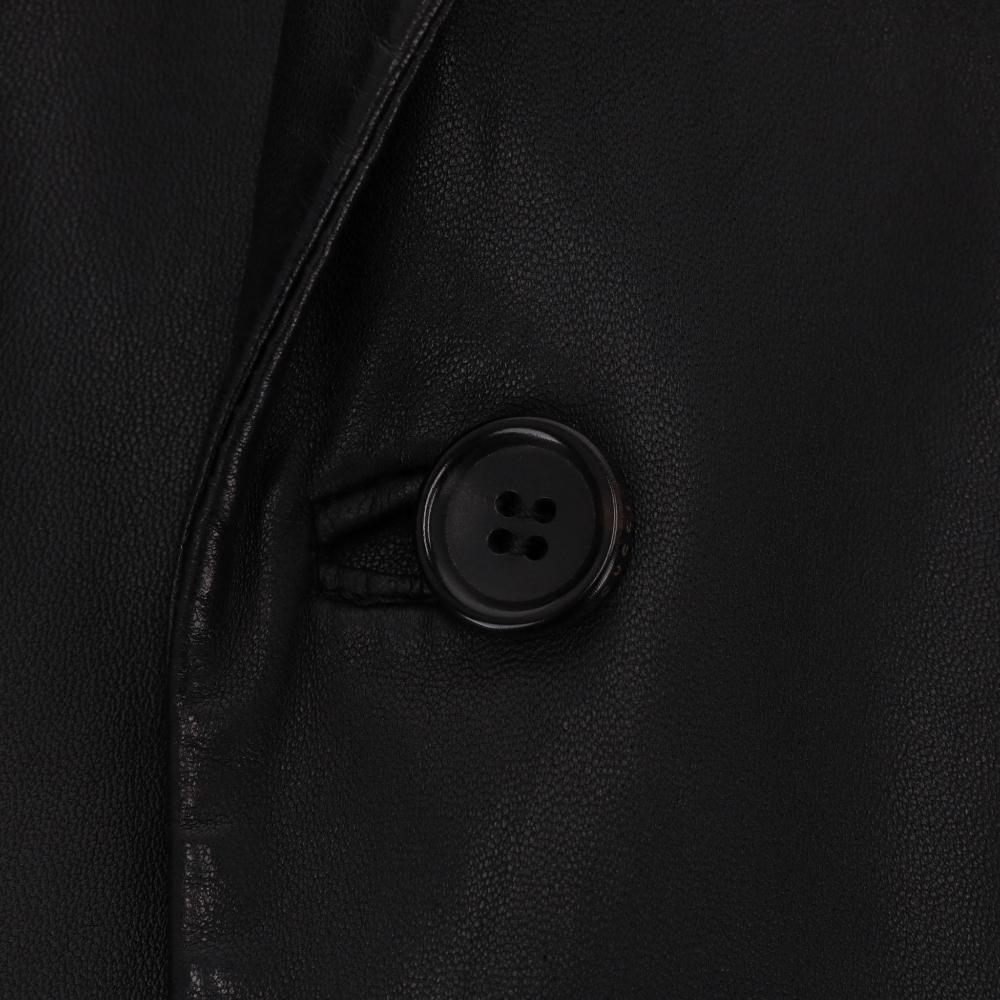 Giacca/Blazer in pelle di Gucci in vendita 3