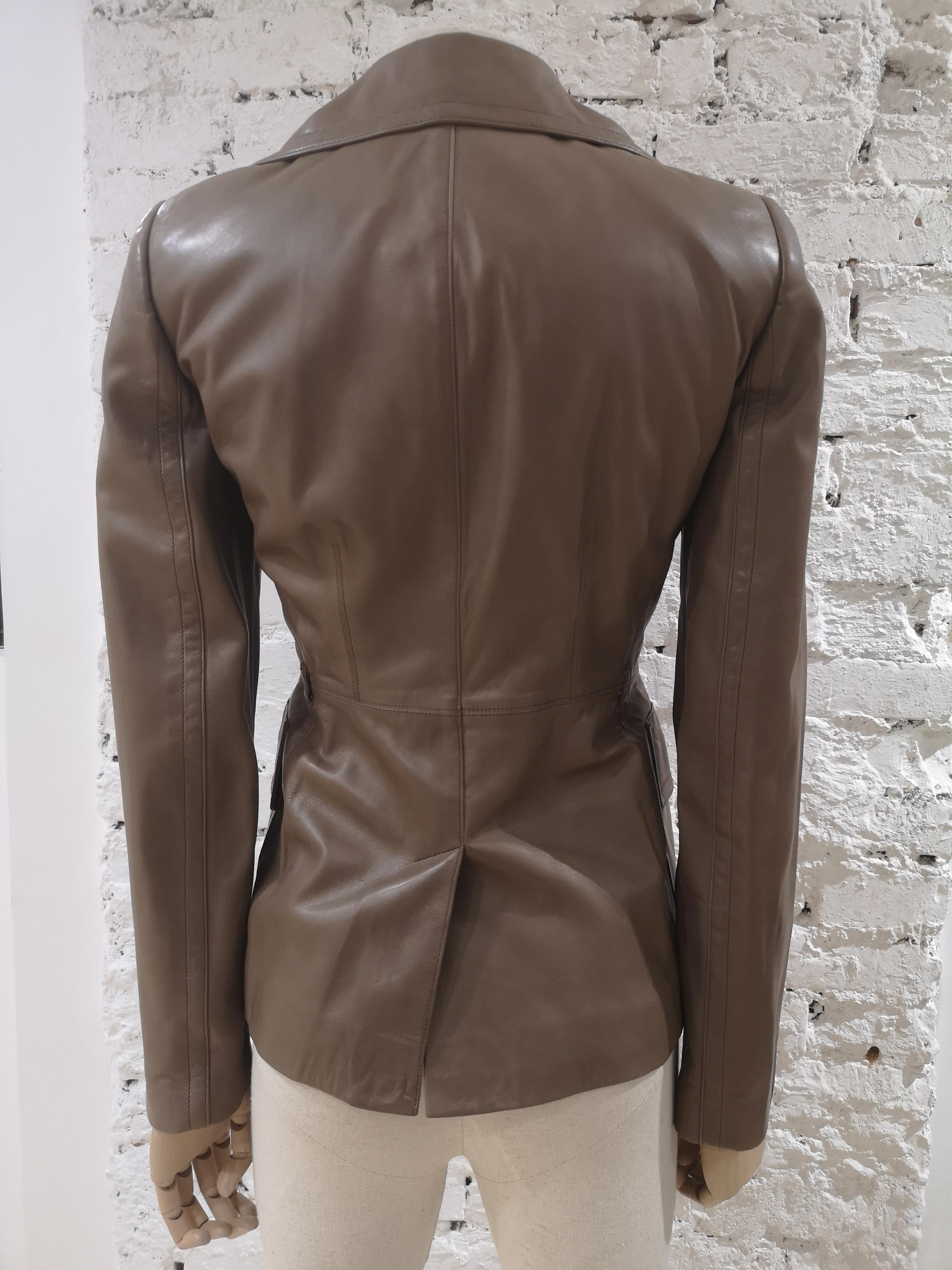 Women's Gucci Leather jacket For Sale