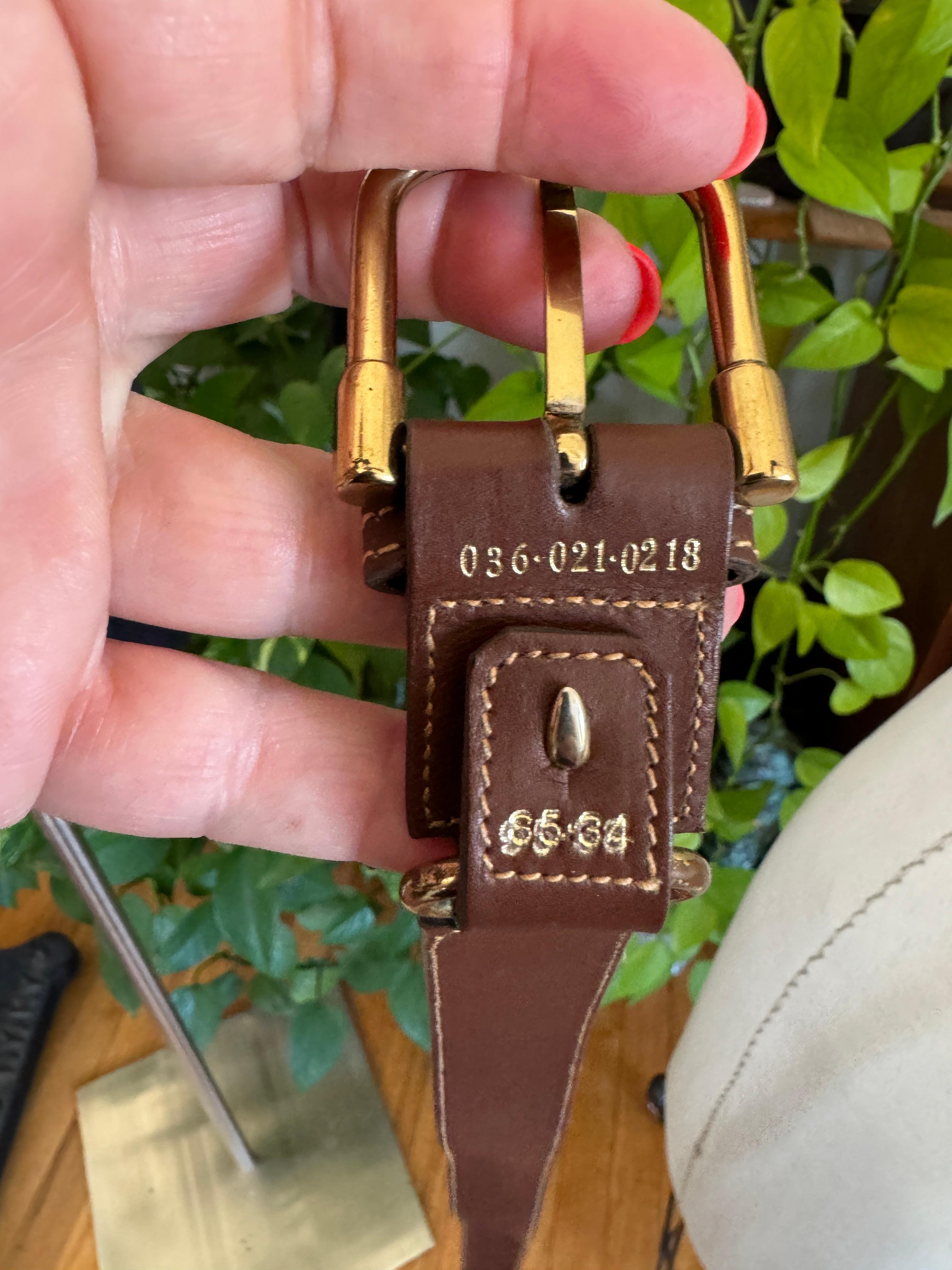 Gucci Cintura King Crown in pelle Nuova, mai indossata anni '90 in vendita 3