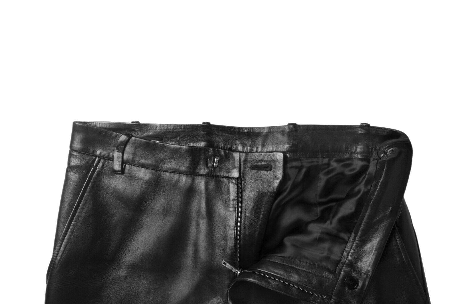 Item for sale is 100% genuine Gucci Leather Men Pants
Color: Black
(An actual color may a bit vary due to individual computer screen interpretation)
Material: 100% genuine leather
Tag size: 48IT(W32)
These pants are great quality item. Rate 9 of 10,