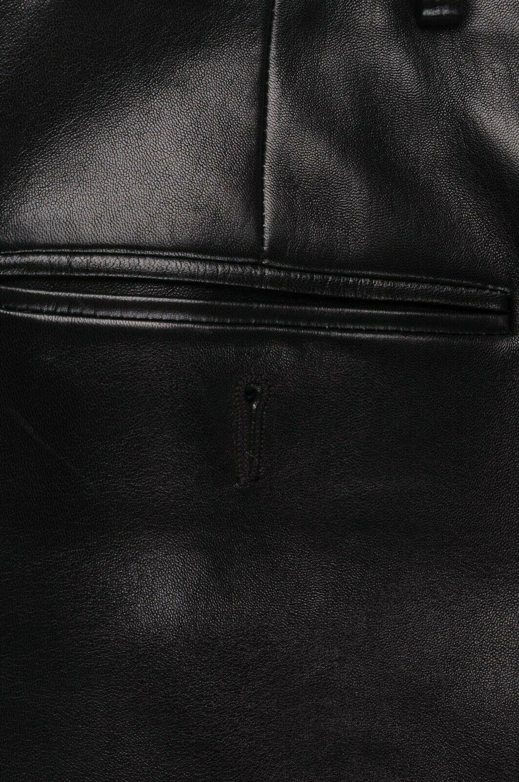 Gucci Leather Men Pants Size 48IT (W32) For Sale 2