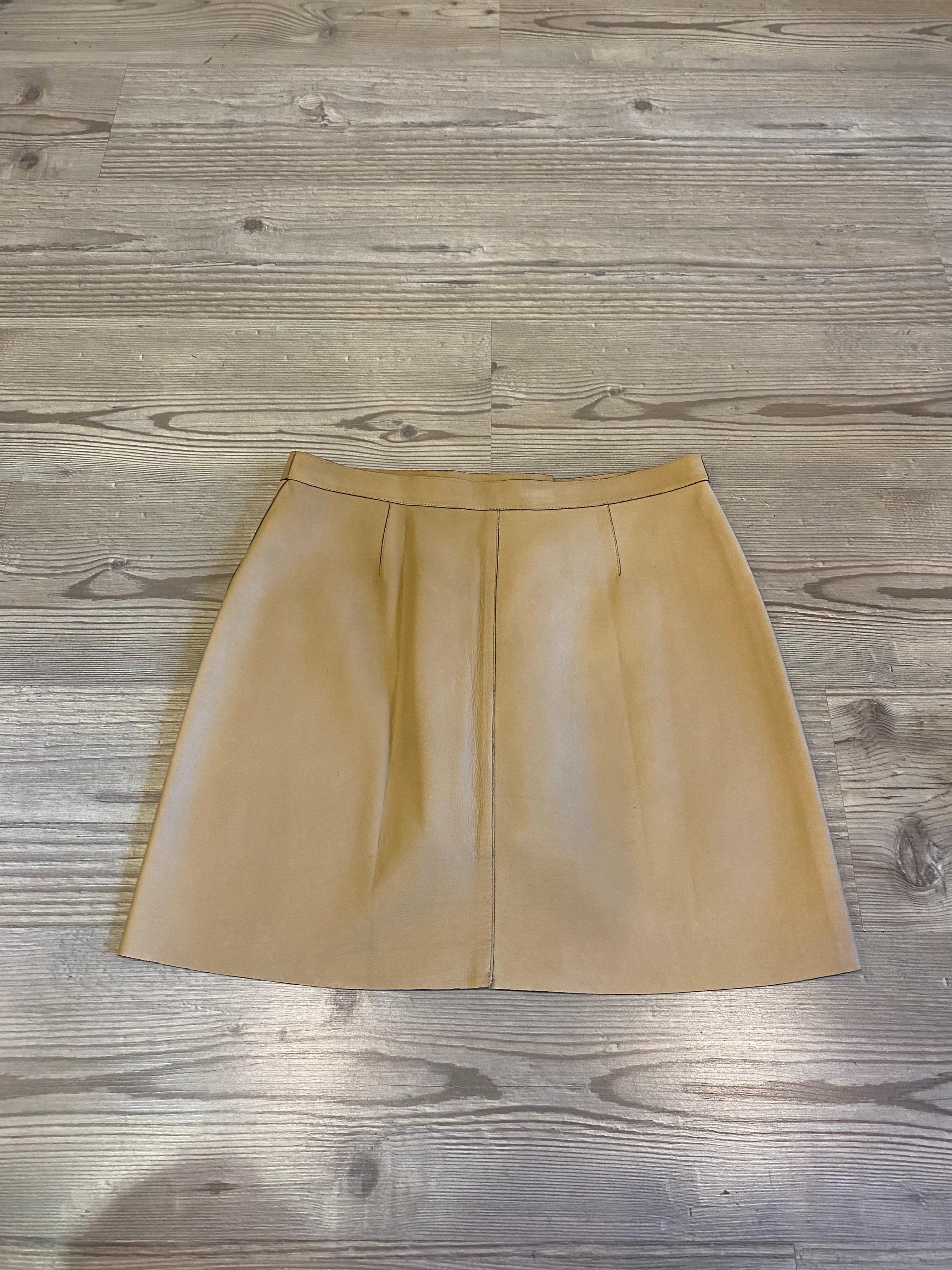 Minijupe en cuir Gucci Unisexe en vente
