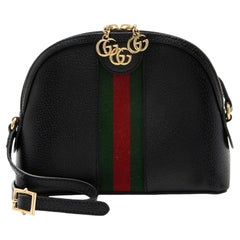 Gucci Leather Ophidia Dome Small Shoulder Bag