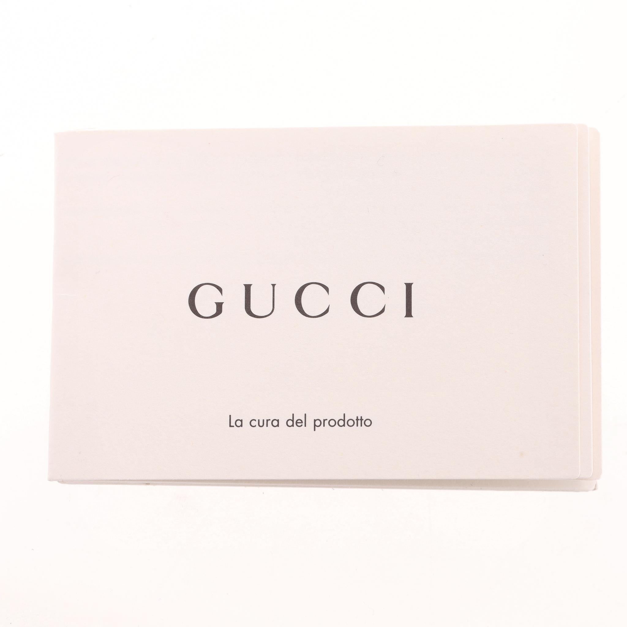 Gucci Leder Rajah Umhängetasche im Angebot 6