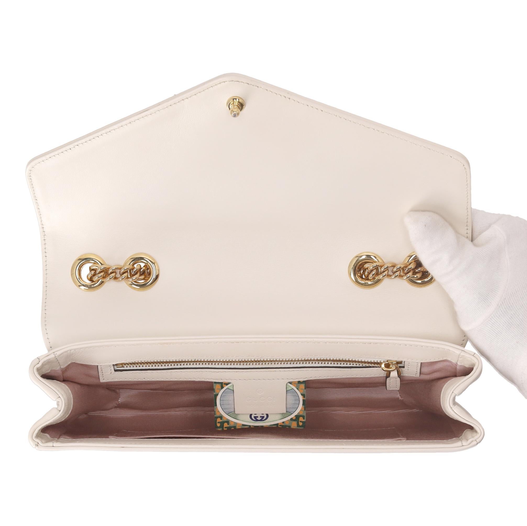 Gucci Leder Rajah Umhängetasche im Angebot 1