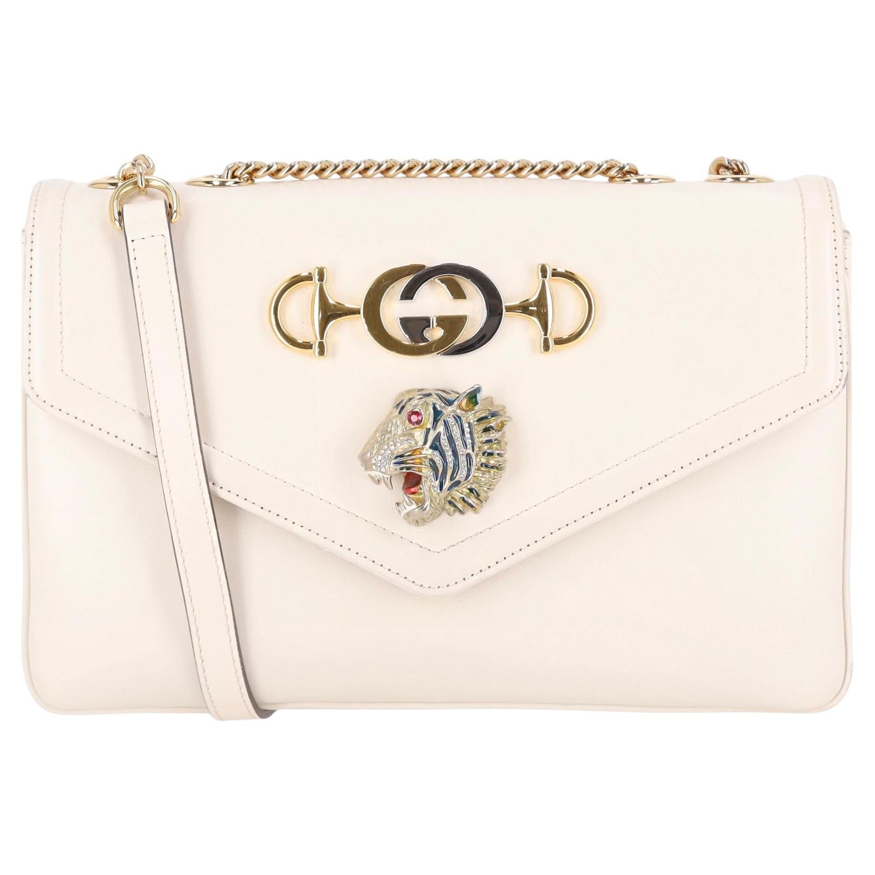 Gucci Leder Rajah Umhängetasche im Angebot
