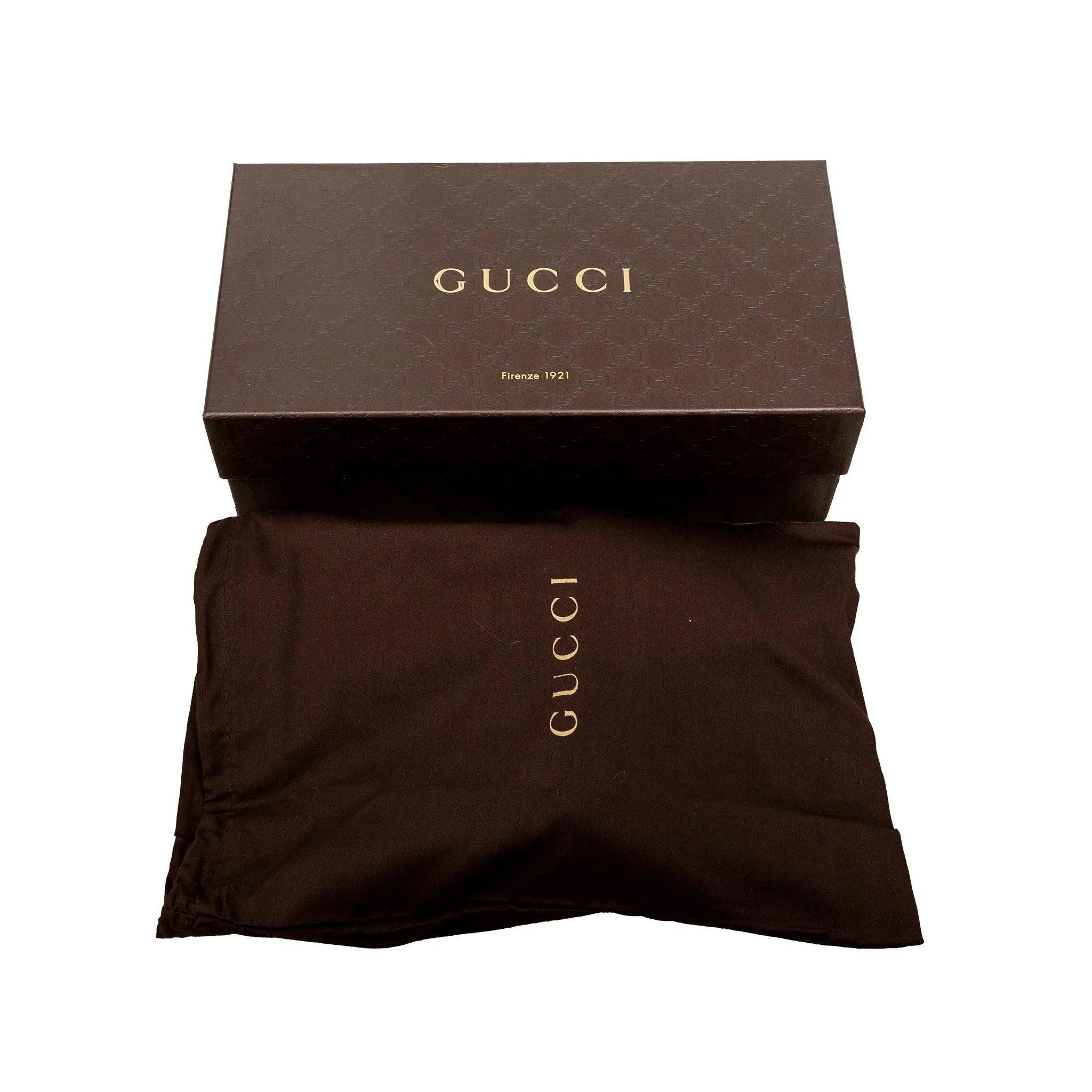 Sandales en cuir Gucci - années 10 en vente 4