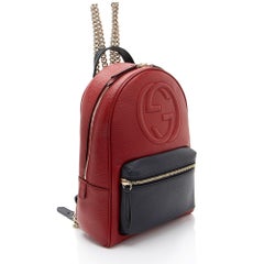 Gucci Leather Soho Chain Backpack