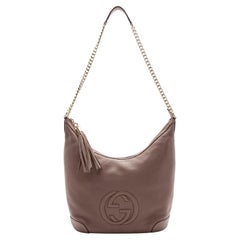Gucci Leather Soho Chain Medium Hobo