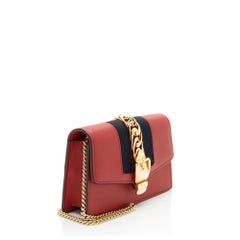 Gucci Leather Sylvie Super Mini Bag