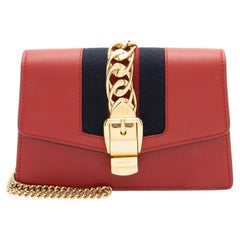 Gucci Leather Sylvie Super Mini Bag