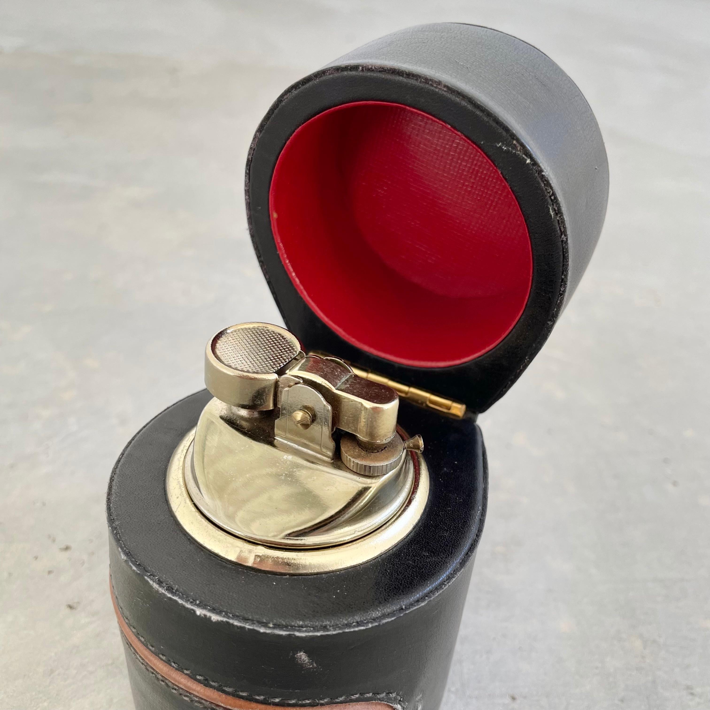Italian Gucci Leather Table Lighter