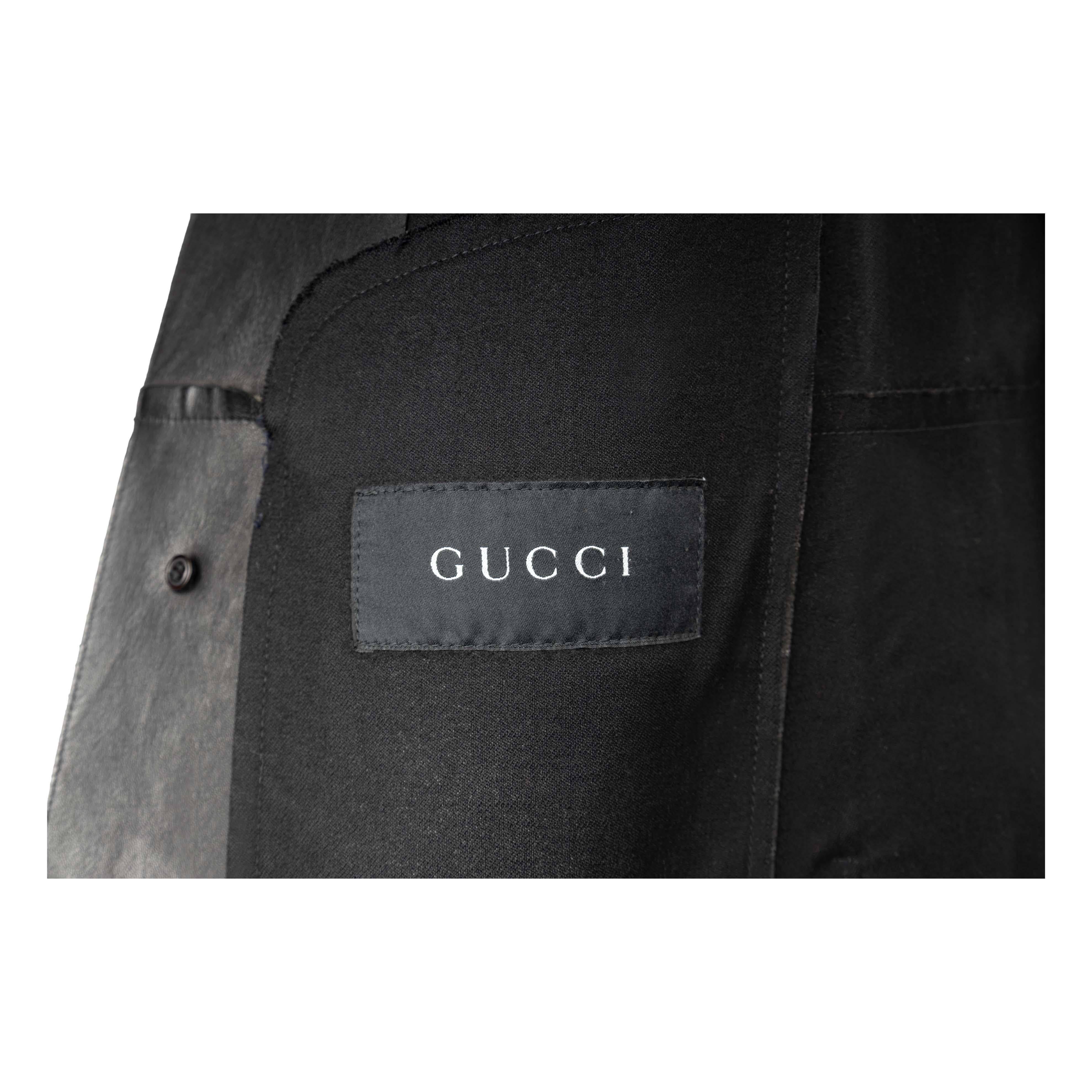Men's Gucci Leather Trench Coat 