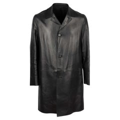 Gucci Leather Trench Coat 