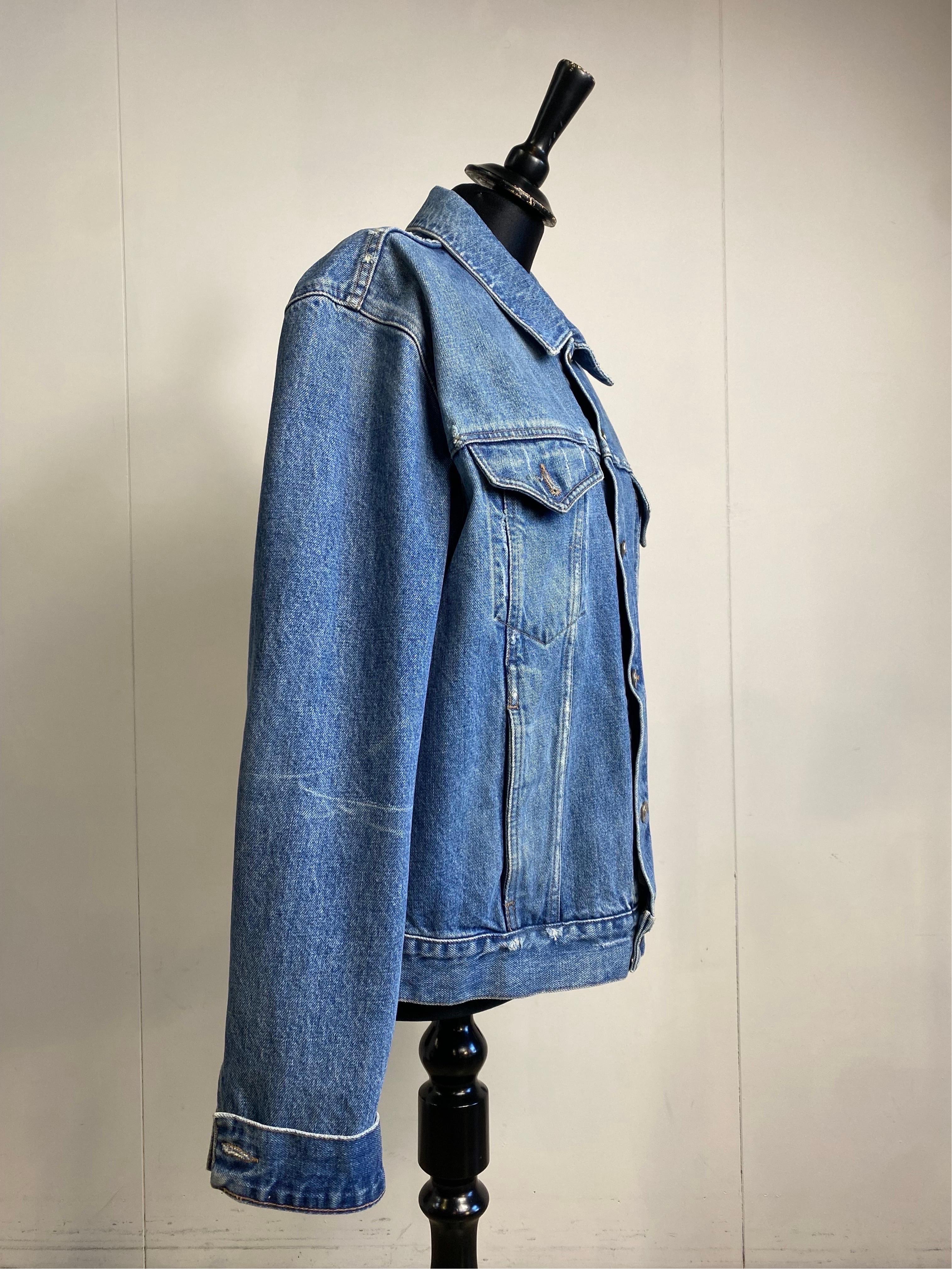 Gucci light blue denim Jacket In Excellent Condition For Sale In Carnate, IT