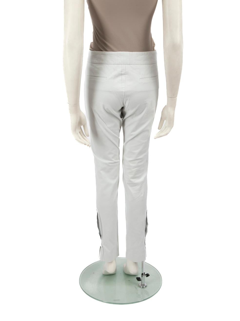 Gris Pantalon skinny argenté bleu clair Gucci, taille M en vente