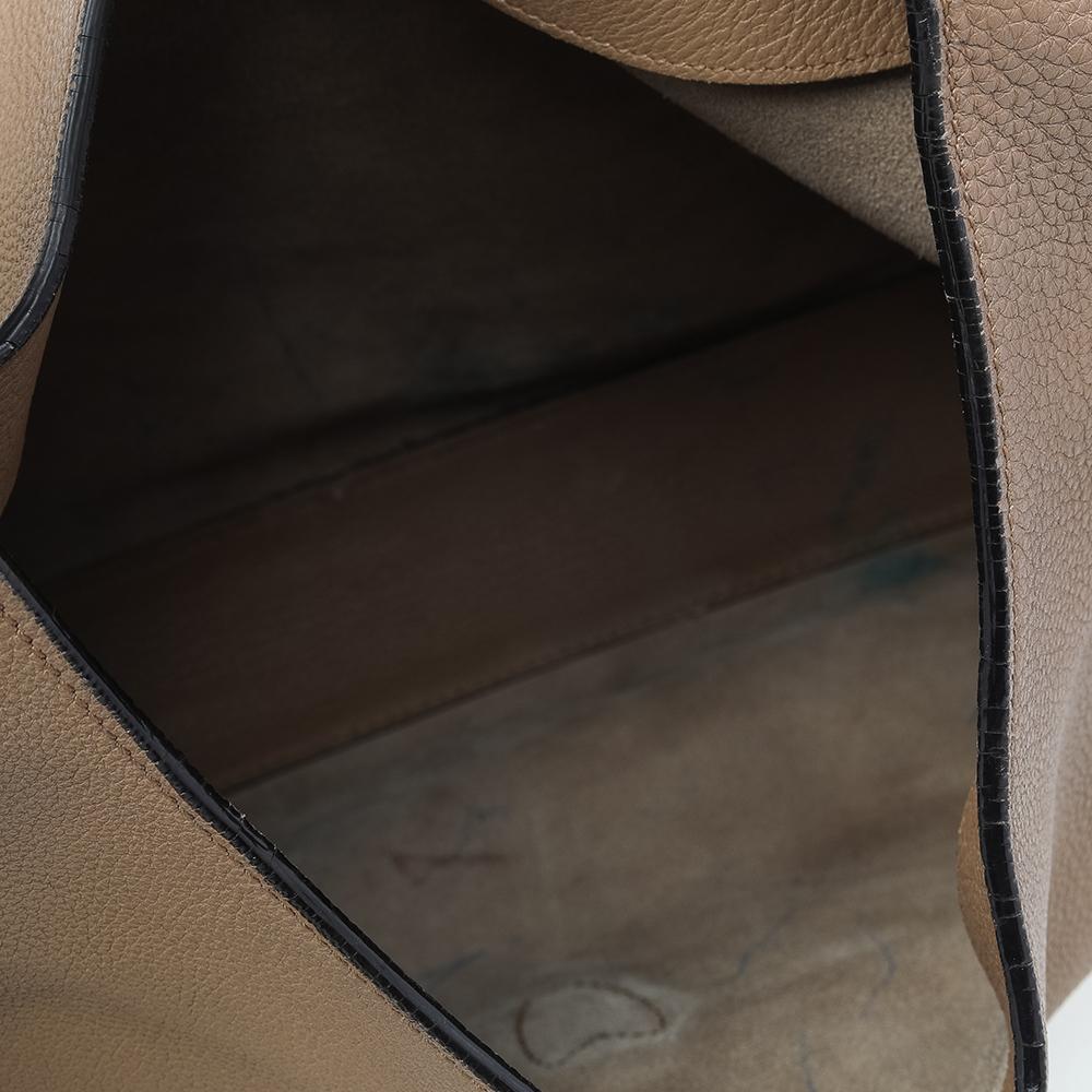 Gucci Jackie Hobo de piel marrón claro 5