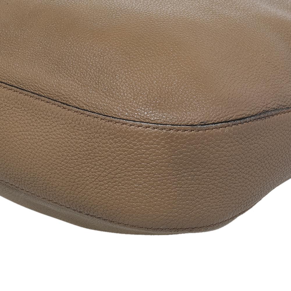 Gucci Jackie Hobo de piel marrón claro 8