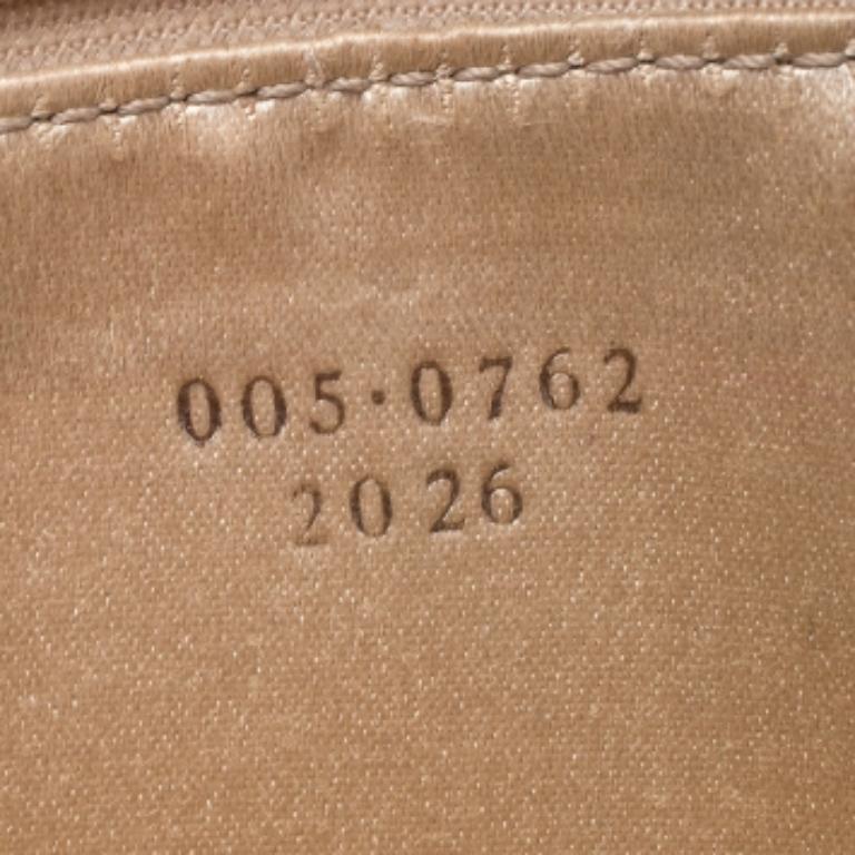 Gucci Light Brown Leather Wristlet Wallet Bon état - En vente à Dubai, Al Qouz 2