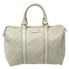 Gucci Light Green Guccissima Leather Medium Joy Boston Bag