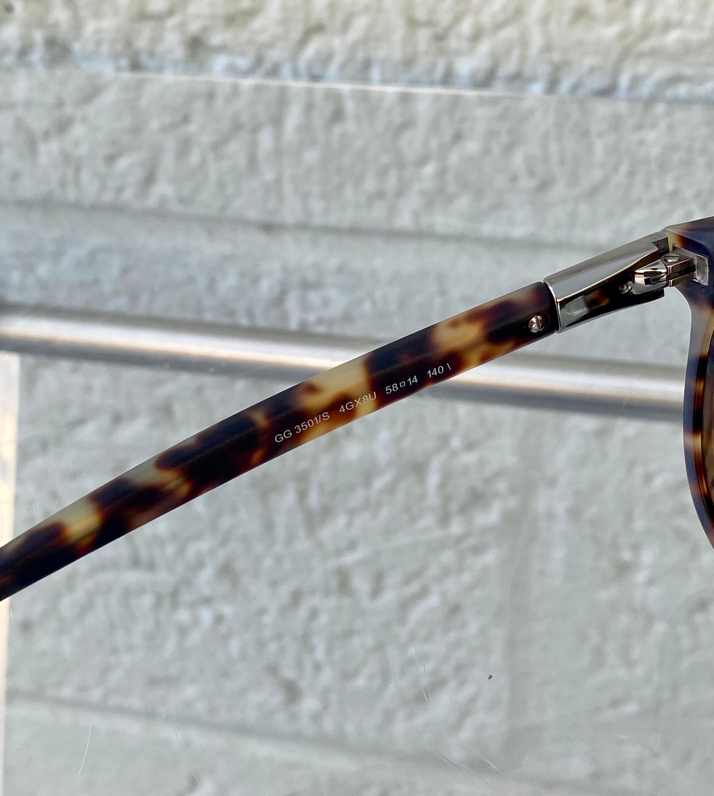 Gucci Light Havana Tortoise Sunglasses 1