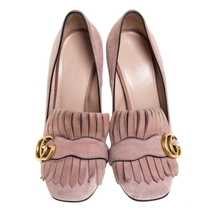 gucci fringe heels