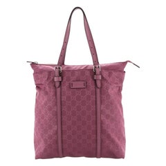 Gucci Light Zip Tote Guccissima Nylon Tall