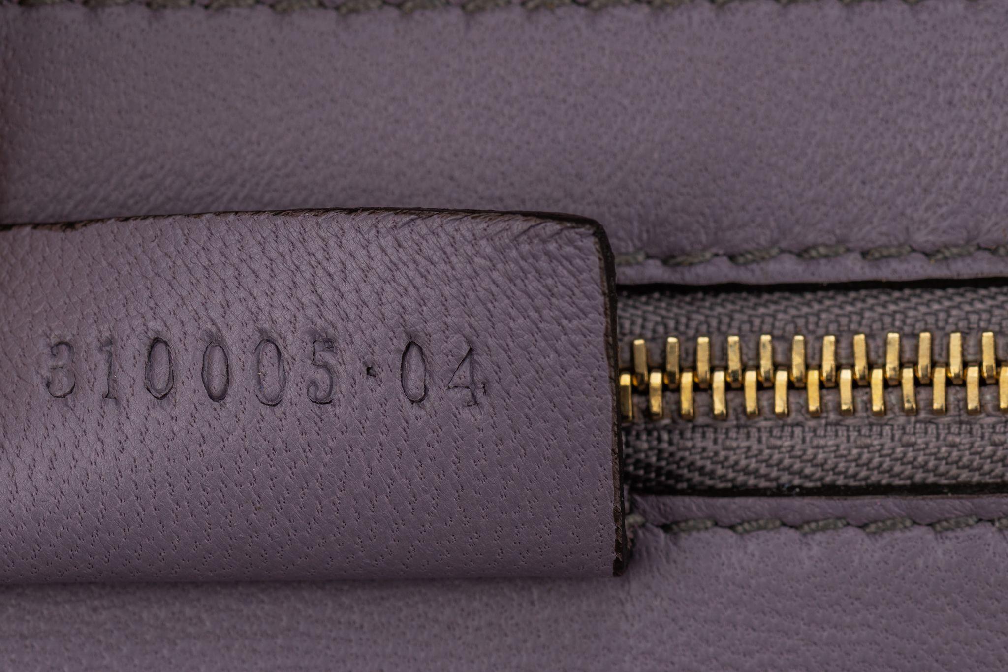 Gucci Lilac Suede Bejeweled Evening Bag For Sale 7