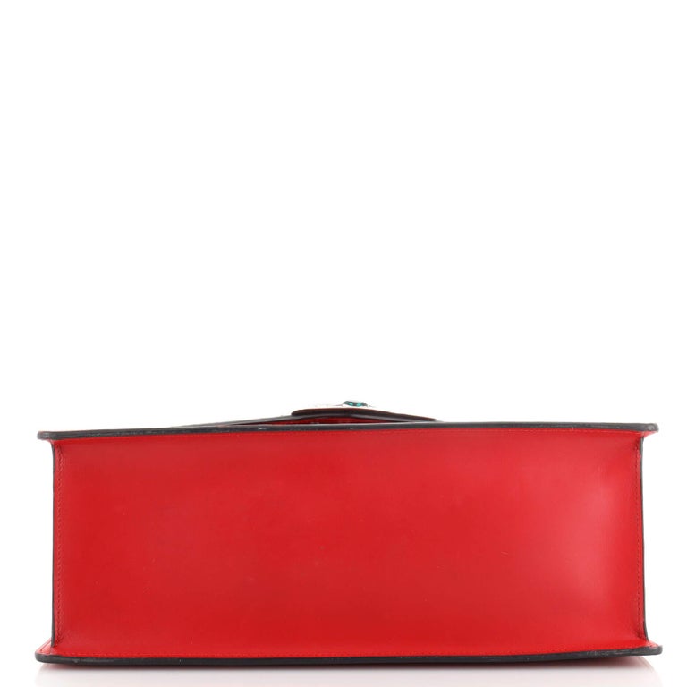 Gucci Lilith Top Handle Bag Leather with Snakeskin Small For Sale at 1stDibs