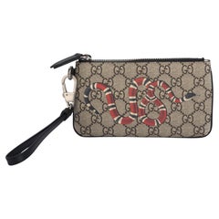 Gucci Lim.Ed. Monogram Snake Wristlet