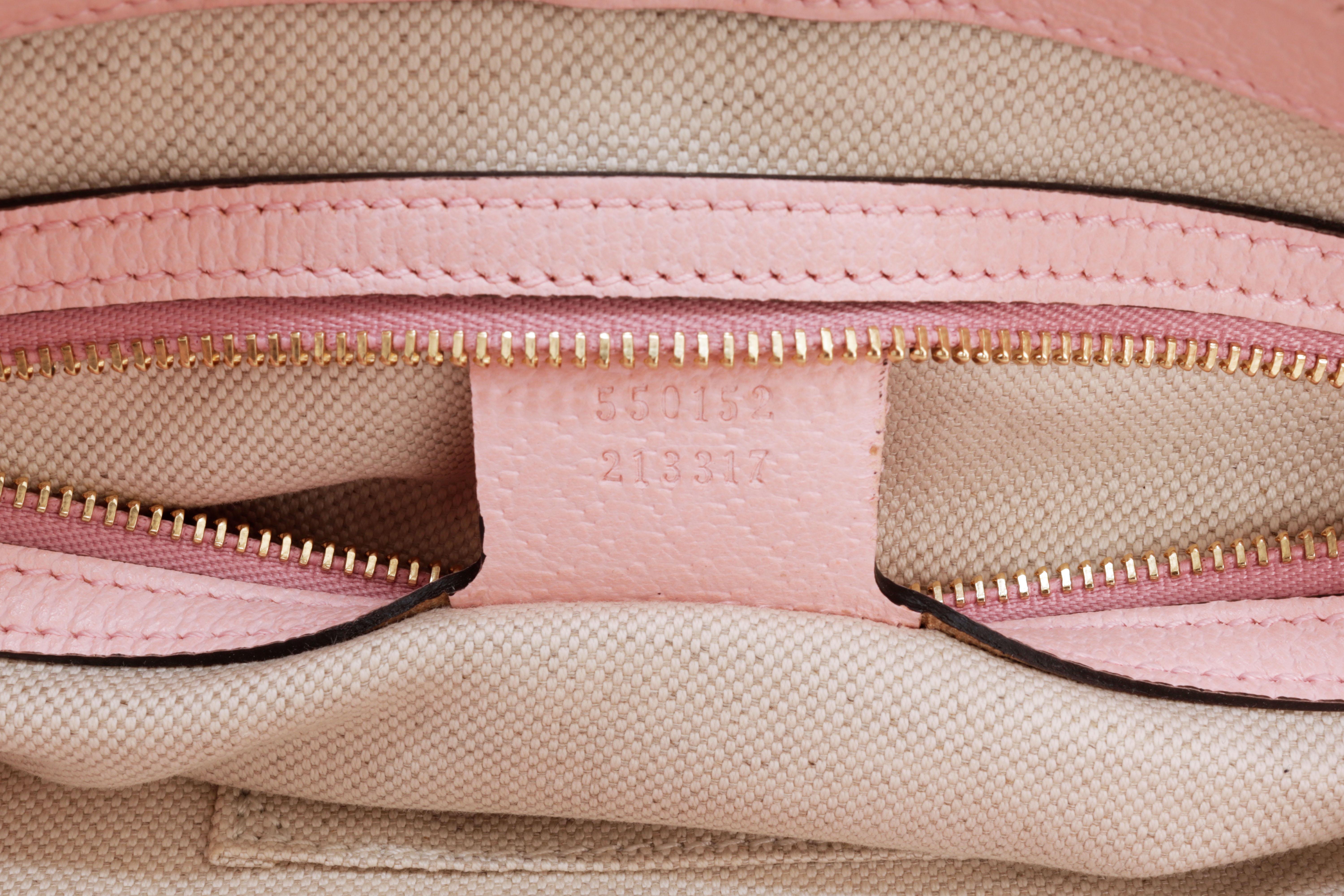 Gucci Limited Edition Jackie 1961 Bag Flora Canvas Pink Leather w/ Box Auth Card en vente 9