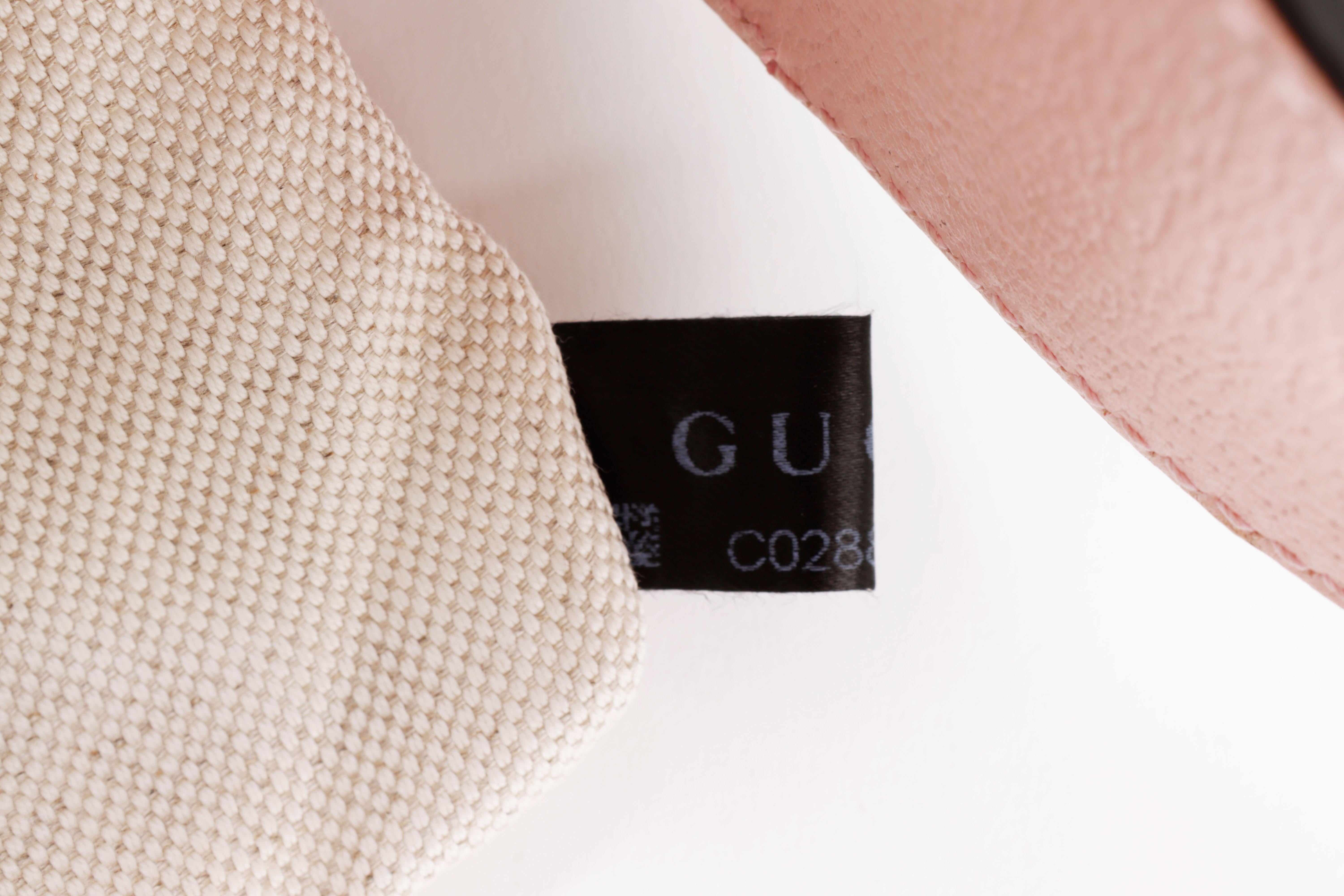 Gucci Limited Edition Jackie 1961 Bag Flora Canvas Pink Leather w/ Box Auth Card en vente 10