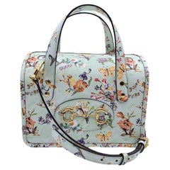 Gucci Limited Edition Love Parade Horsebit 1955 Floral Handbag