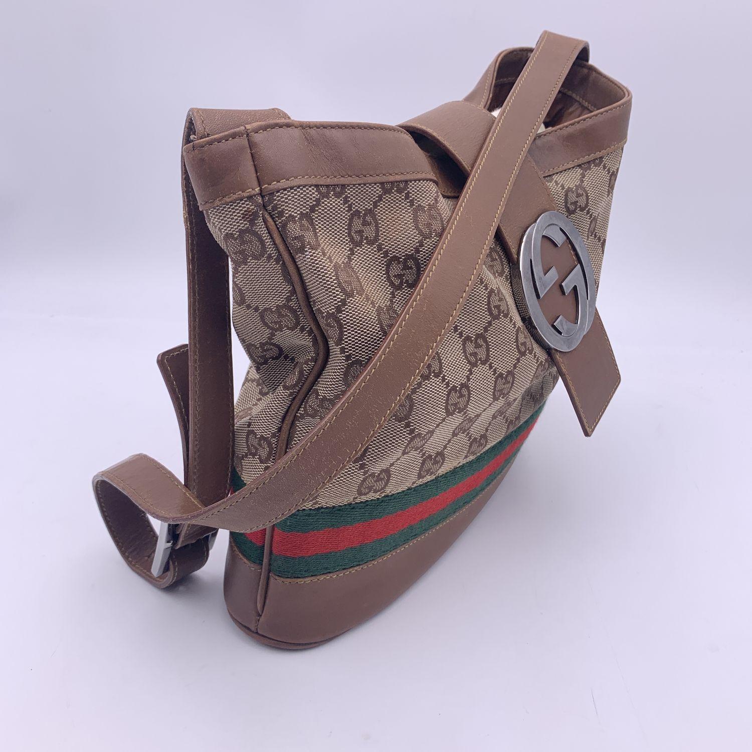 Gucci Limited Edition Monogram GG Sherry Line Shoulder Bag 1