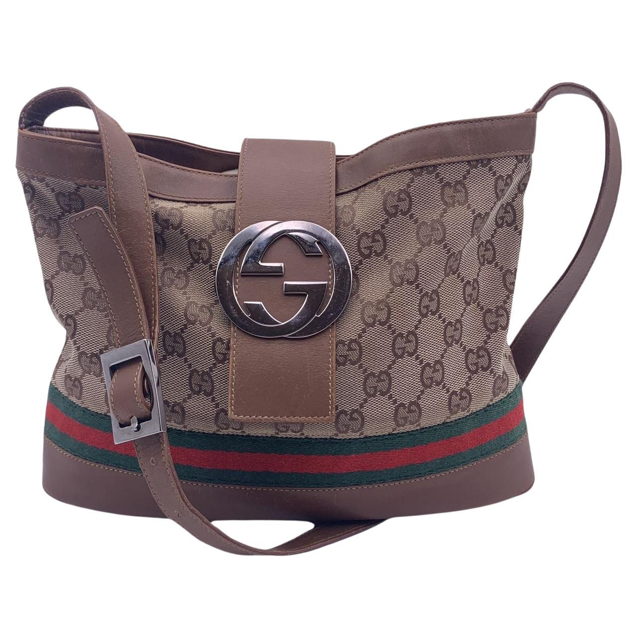 Gucci Limited Edition Monogram GG Sherry Line Shoulder Bag