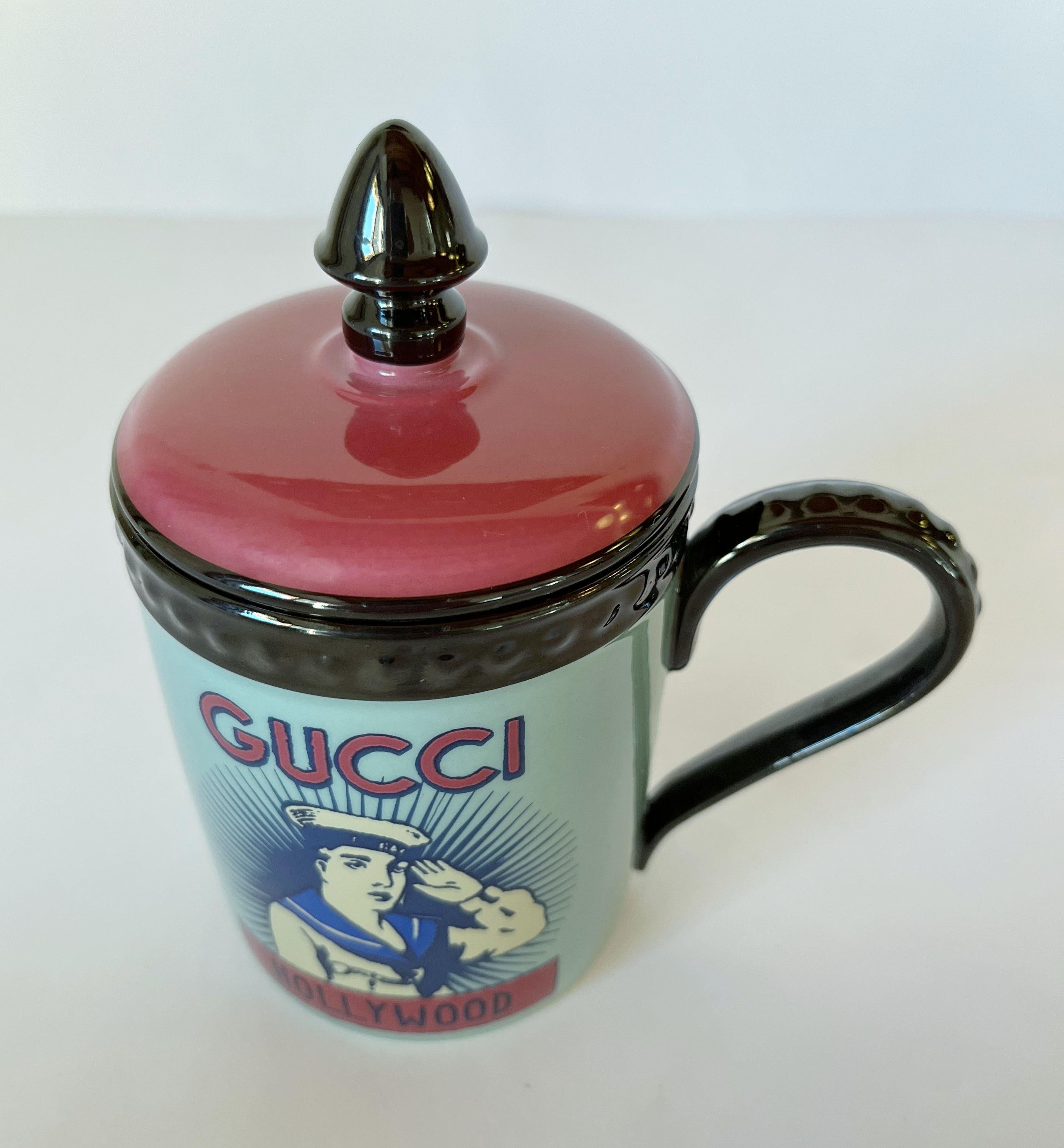 Taza marinera de porcelana de edición limitada de Gucci Portugués en venta