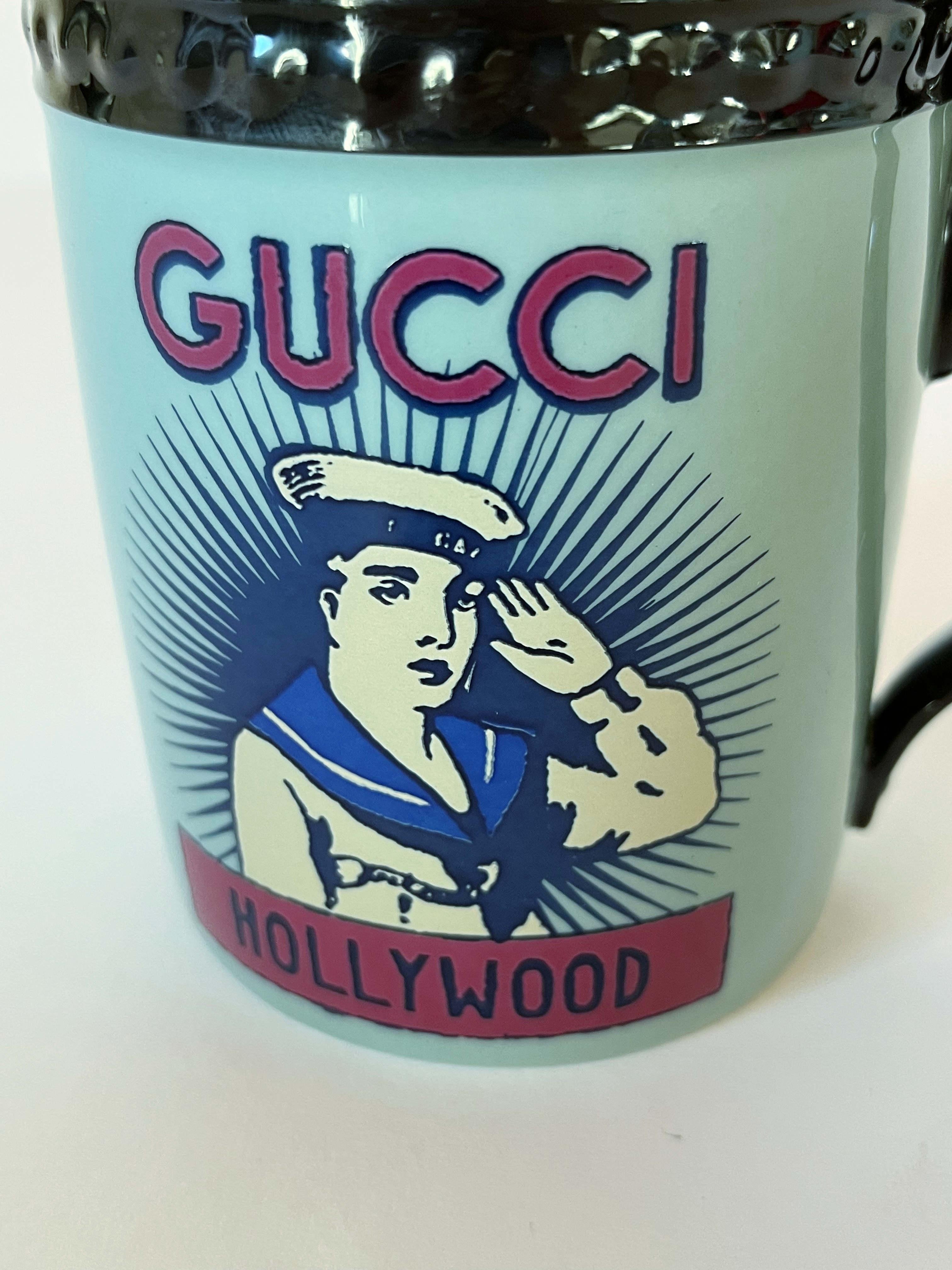 Taza marinera de porcelana de edición limitada de Gucci Siglo XXI y contemporáneo en venta