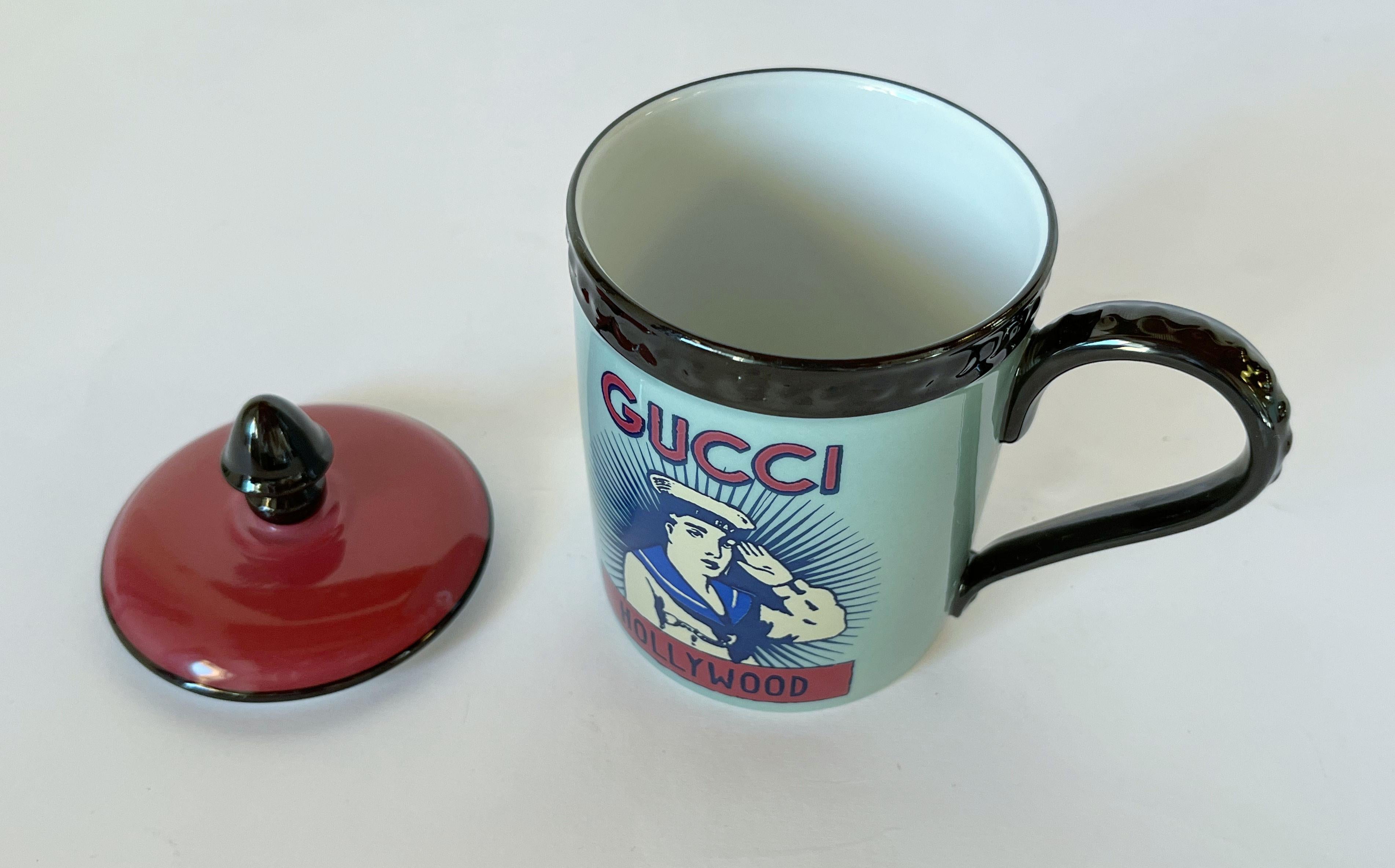 Taza marinera de porcelana de edición limitada de Gucci Porcelana en venta