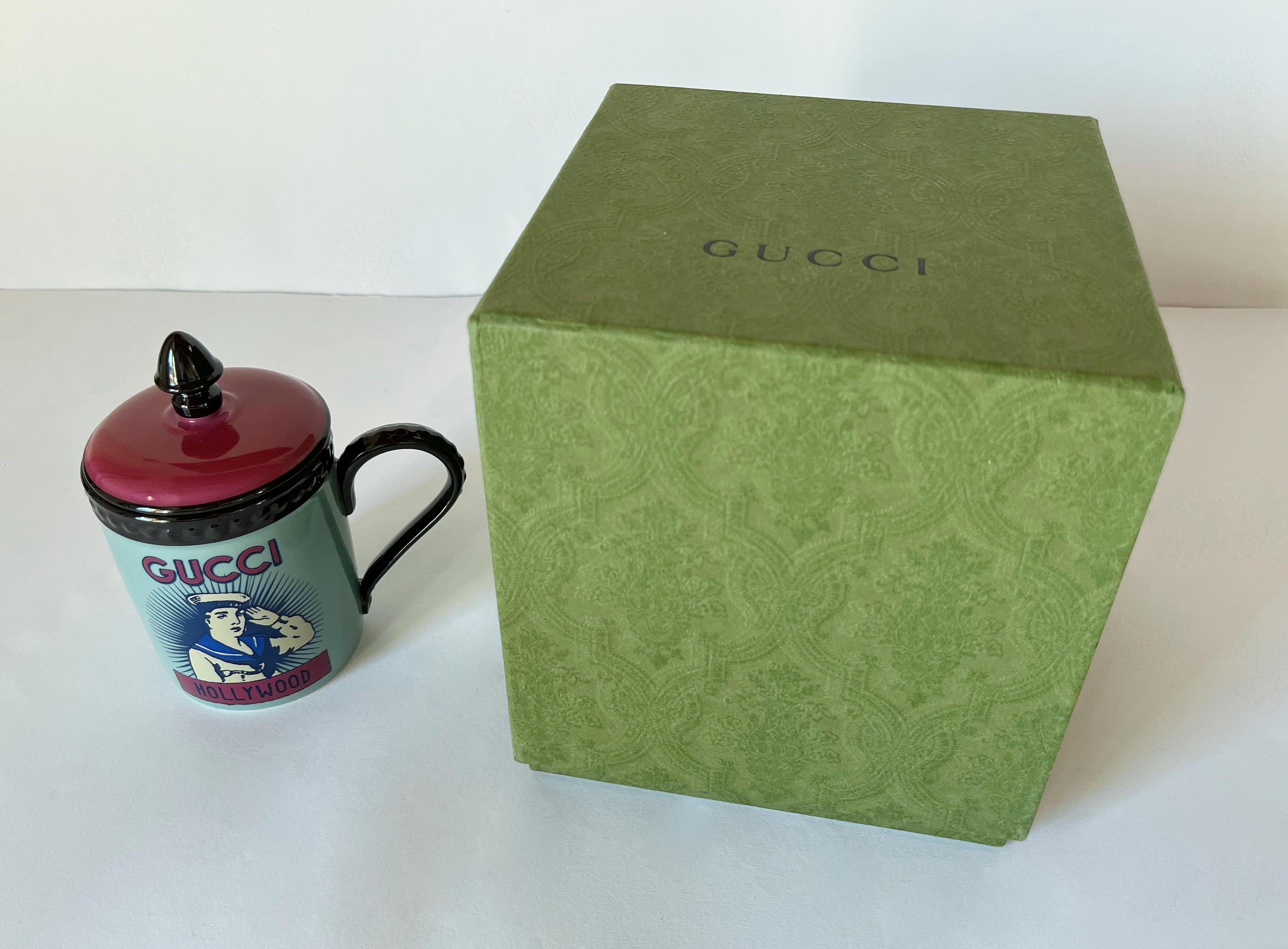 Taza marinera de porcelana de edición limitada de Gucci en venta 2