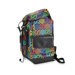 Gucci Limited Edition 'Psychedelic' Rainbow GG Supreme Canvas Medium Backpack