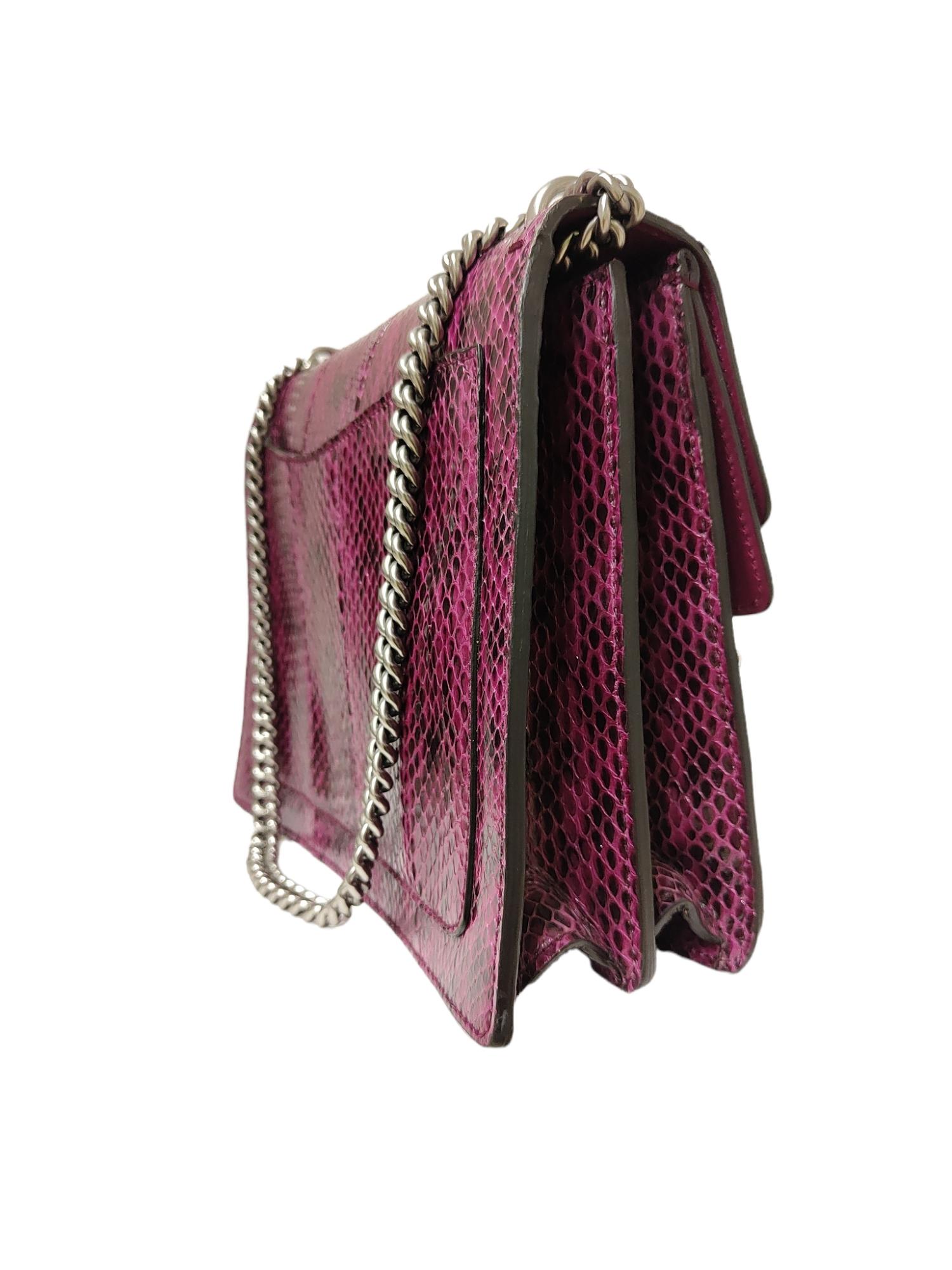 Women's or Men's Gucci Limited Edition python skin Dionysus shoulder bag