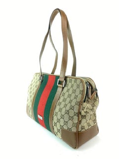 Gucci Limited Edition Sherry Monogram Web Zip Tote 5GGA916