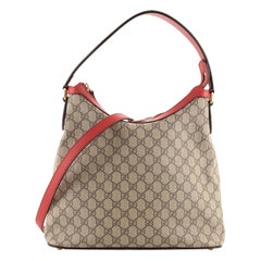Gucci Linea A Hobo GG Coated Canvas