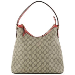 Gucci Linea A Hobo GG Coated Canvas
