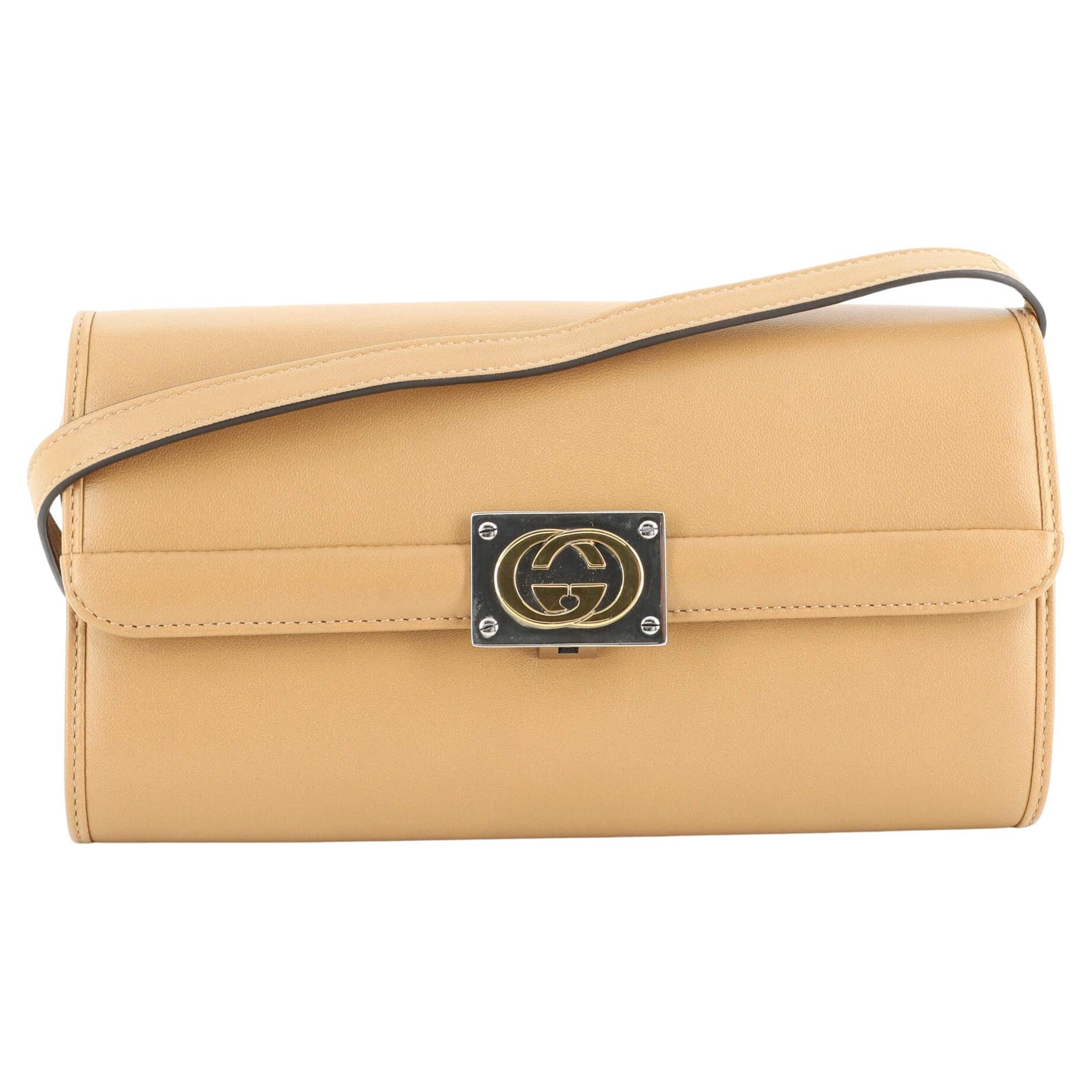 Gucci Linea Matisse Shoulder Bag Leather For Sale at 1stDibs