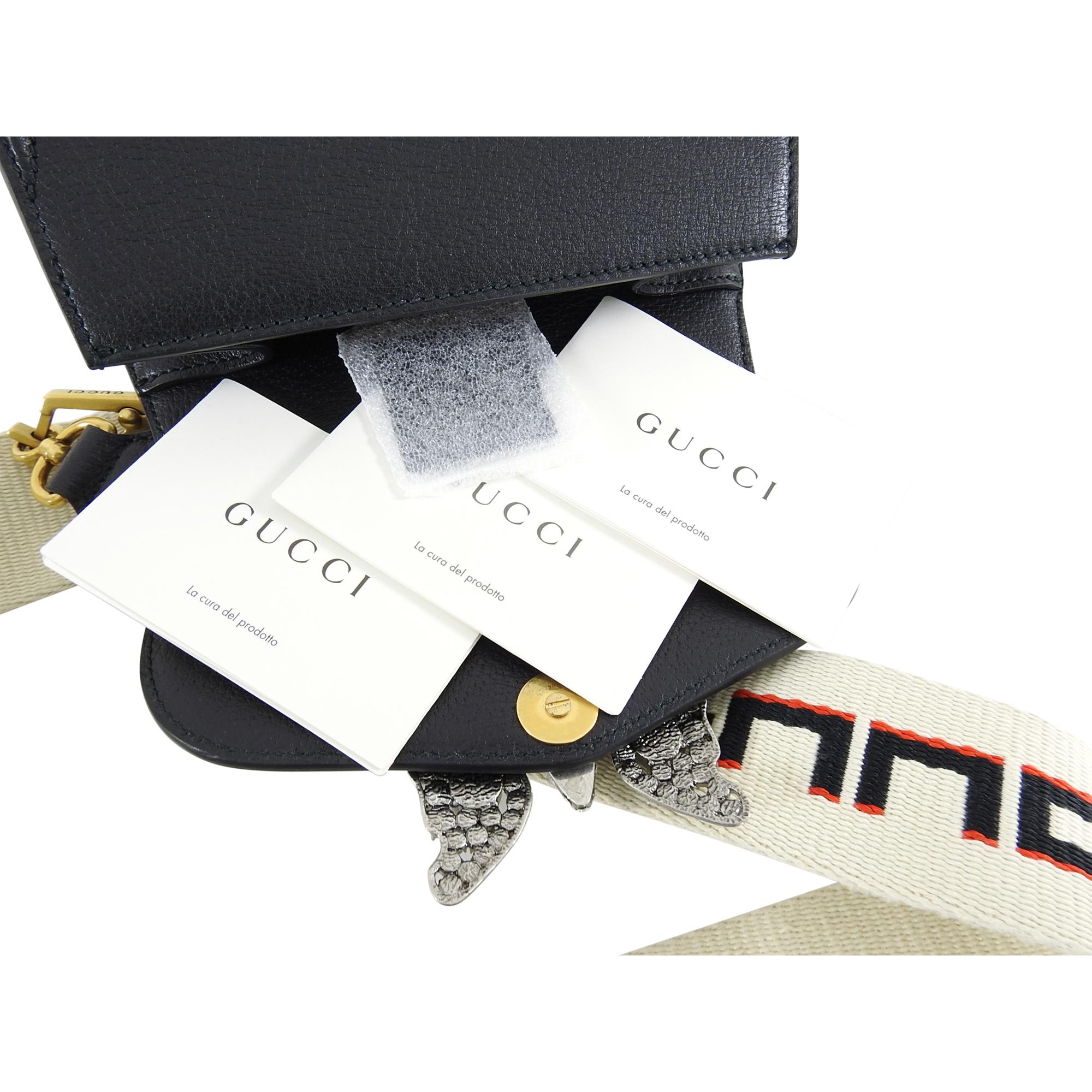 Gucci Linea Totem Small Crystal Rhinestone Crossbody Bag 6
