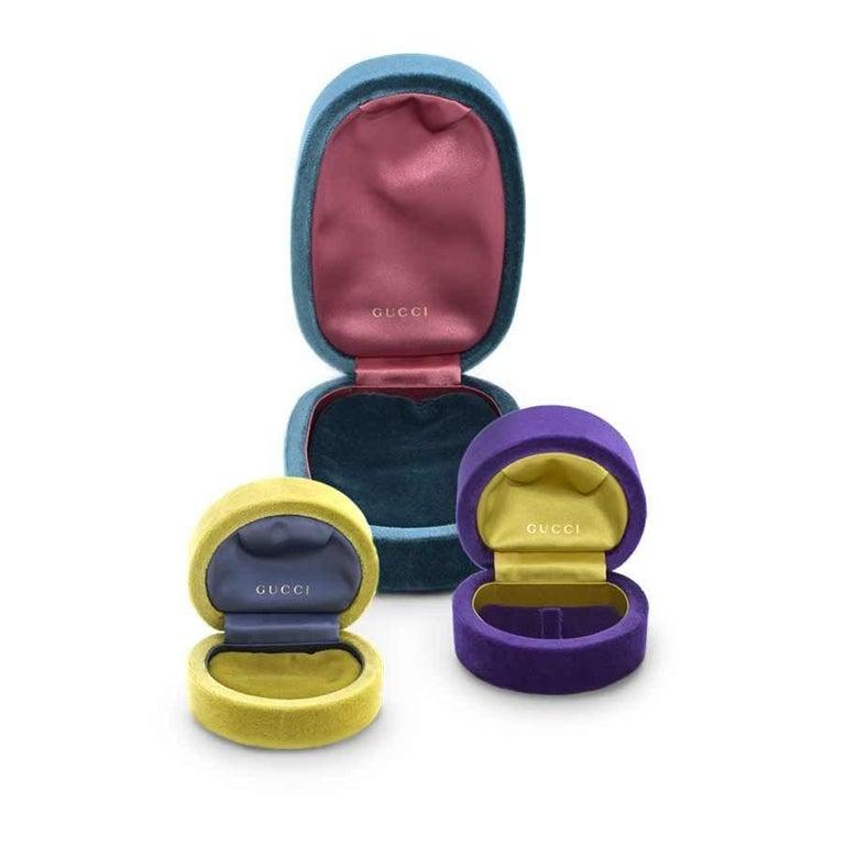 Gucci Gliederketten-Ohrringe aus 18 Karat Roségold YBD662115002 für Damen oder Herren im Angebot