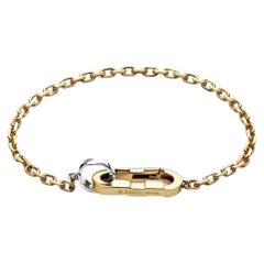 Gucci Link To Love 18ct Yellow Gold Chain Bracelet YBA786693001