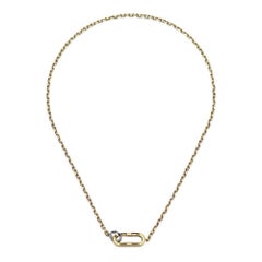 Gucci Link To Love 18ct Yellow Gold Chain Necklace YBB786671001