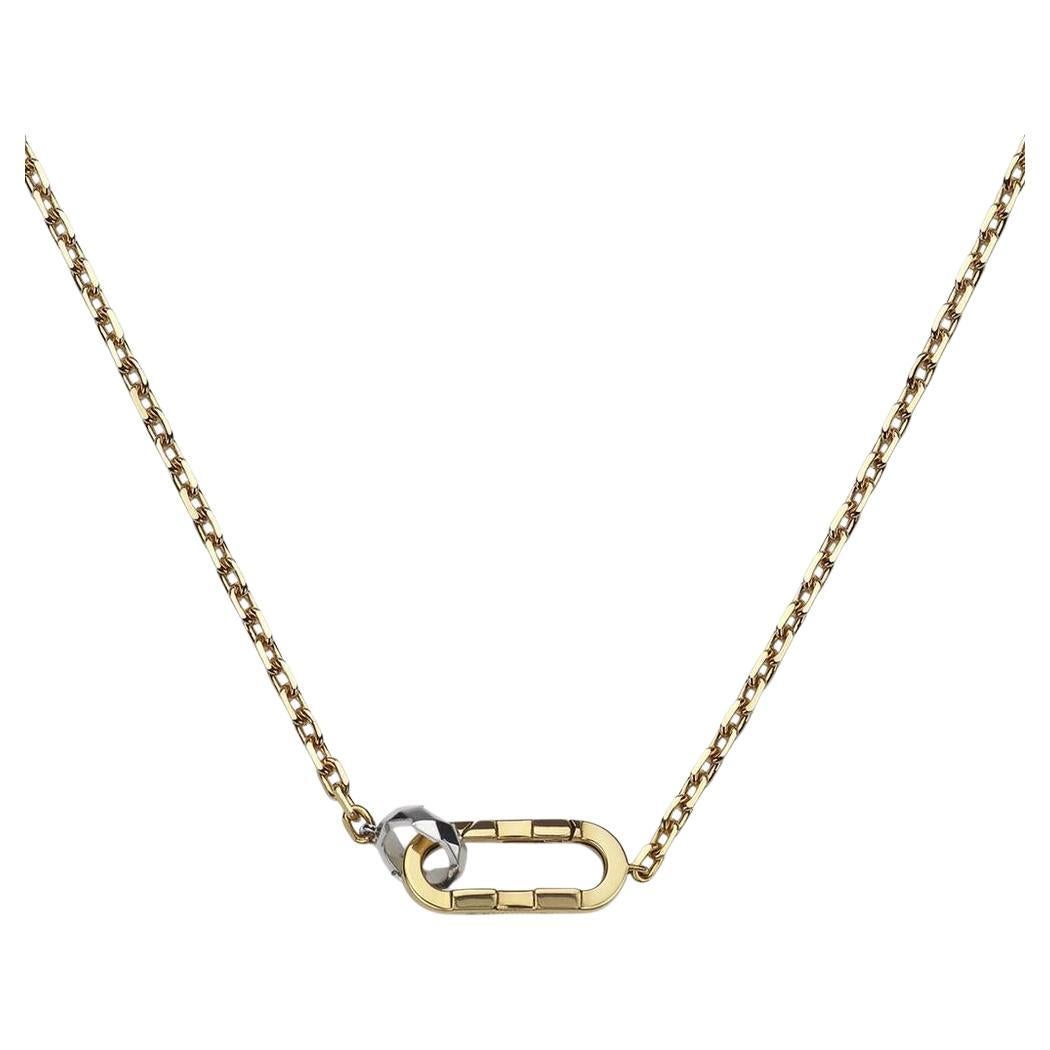 Gucci Link To Love 18ct Yellow Gold Chain Necklace YBB786671001